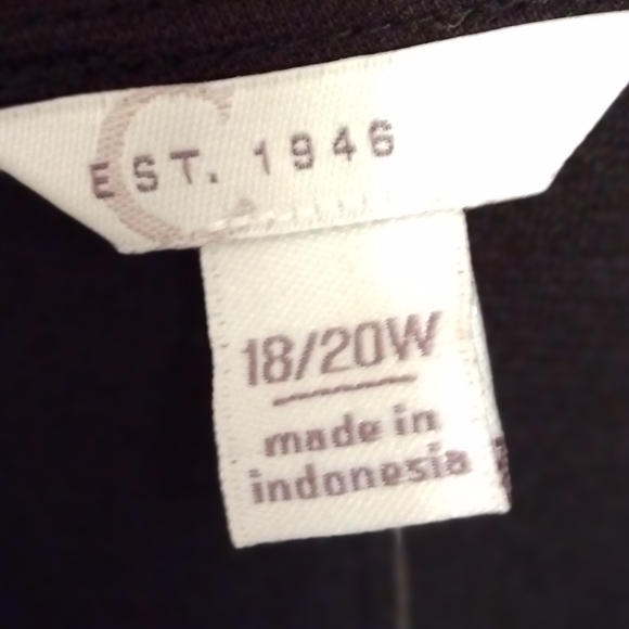 NWT Leather* & Lace Sz 18/20W - Picture 6 of 8